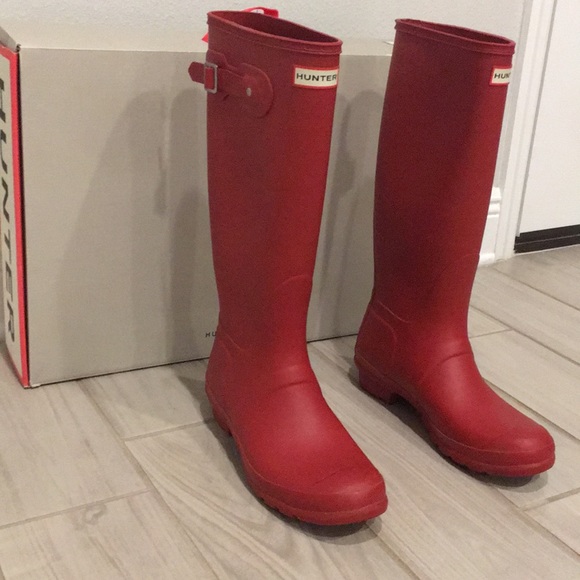 Military Red Hunter Boots Size 10 - Picture 2 of 6